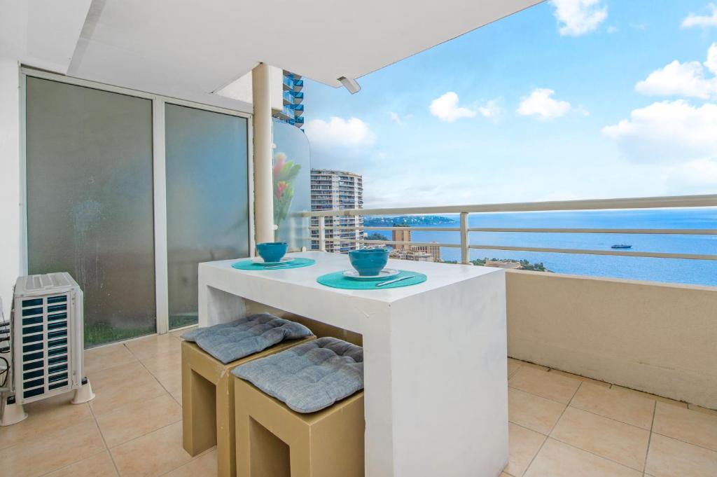5mn Monaco - Terrasse vue mer - Parking - EA - 2