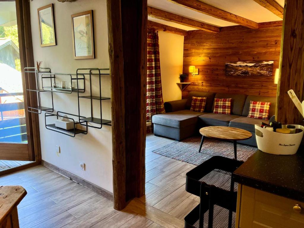 Joli T3 cosy à Morillon 1100, balcon, proche pistes - 5