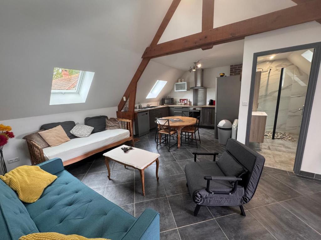 Appart à la ferme, chez Shoopie, Vaux-Marquenneville