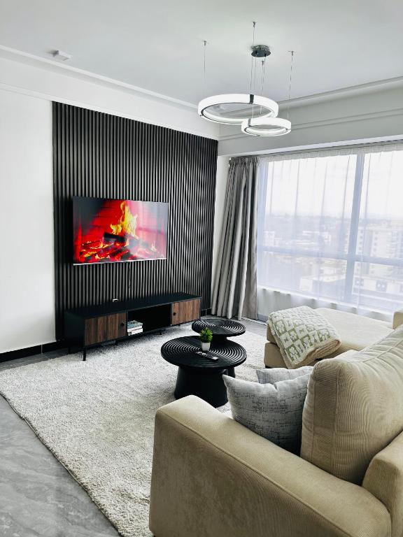 Alto Suites 14th Floor 2B with Pool, Gym and King Bed in Lavington, Nairobi