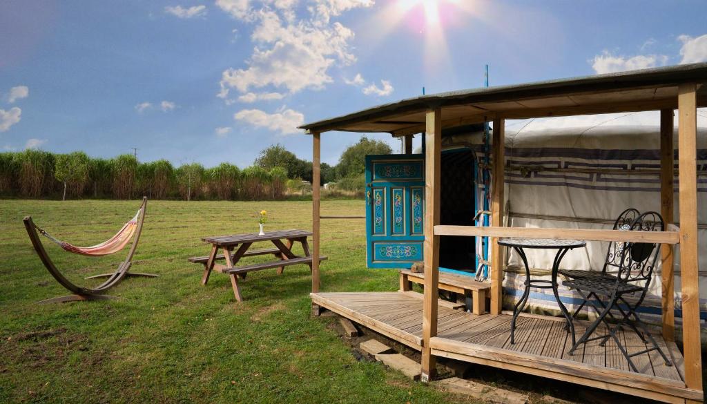Yurt in Devon, Burrington