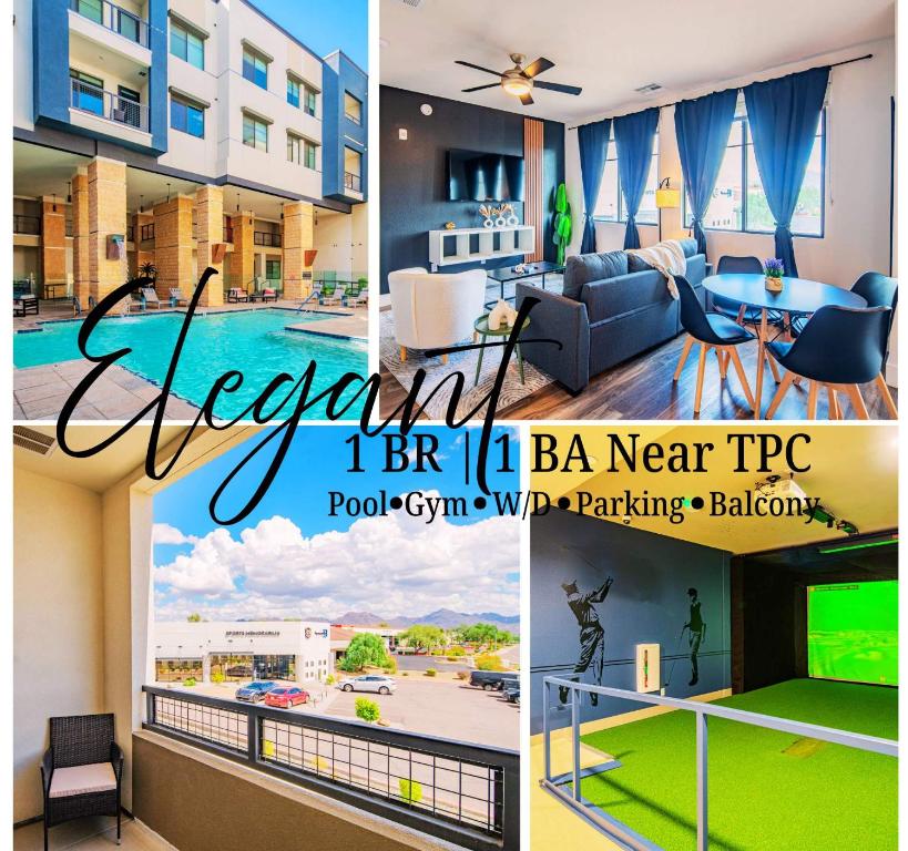 Peaceful 1BR Kierland Common, TPC Golf, Pool, Gym, W-D, Scottsdale