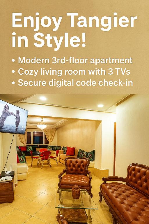 Spacious Tangier Apartment in Branes, Tanger