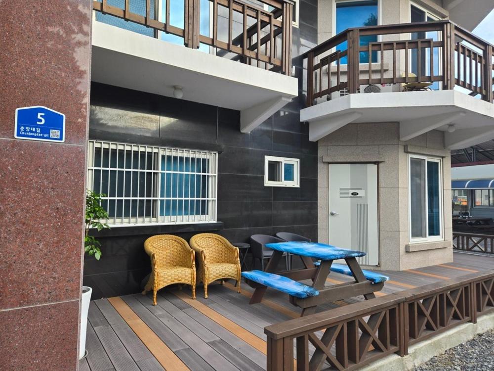 해변 산책로 전경