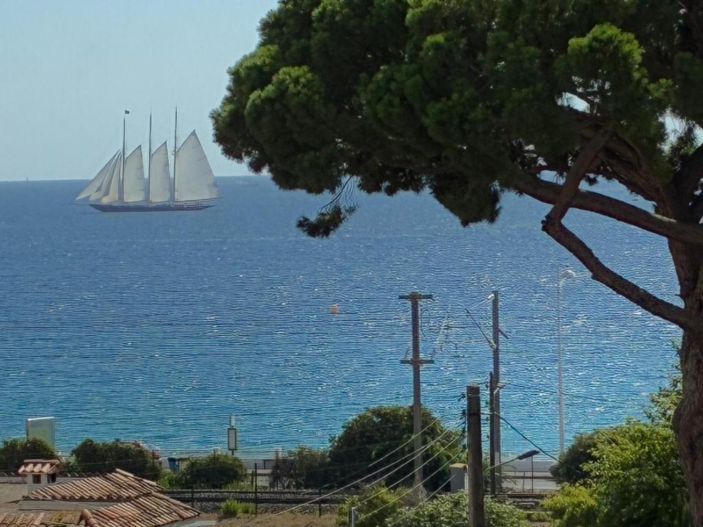 Cannes Sea View, by Beach, Private Room in Shared 3-Bedroom Apartment, Private Bathroom & Balcony,, Chambre avec salle de bain privative & balcon, chez l'habitant - 5