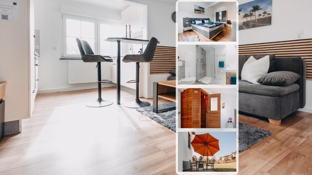 Kleeoase - Modernes Apartment - Infrarotsauna - Terrasse - Garten, Weinbach