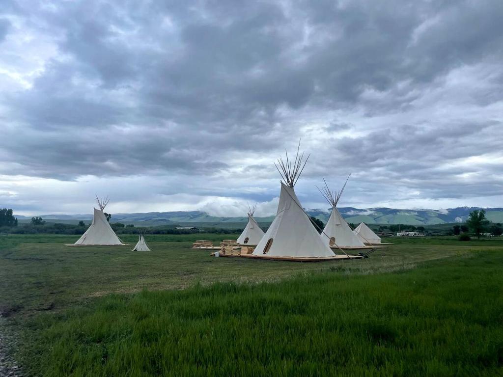 Rustic Elegance: Tipi Glamping by Wind River Mountains in Fort Washakie, Milford