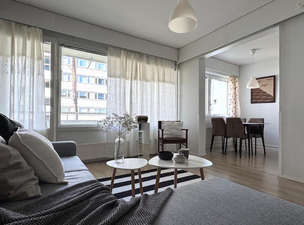 Tilava autopaikallinen kolmio sairaalan vieressä, Oulu