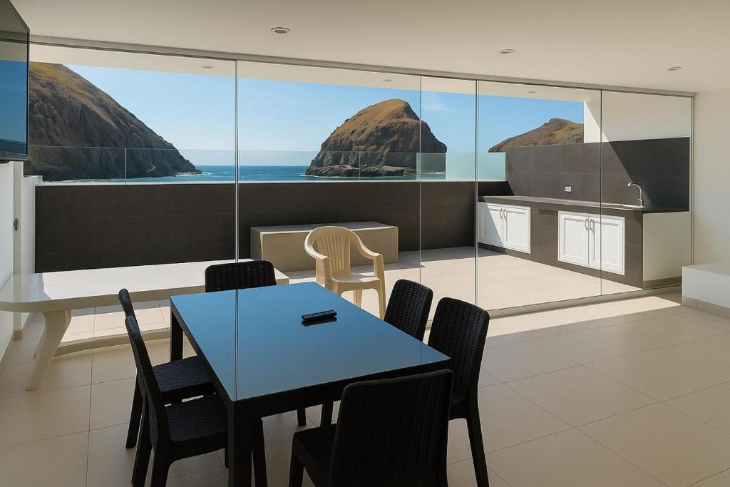 Amplio departamento vista al mar con piscina privada en Asia Ideal para grupos y familias - 5