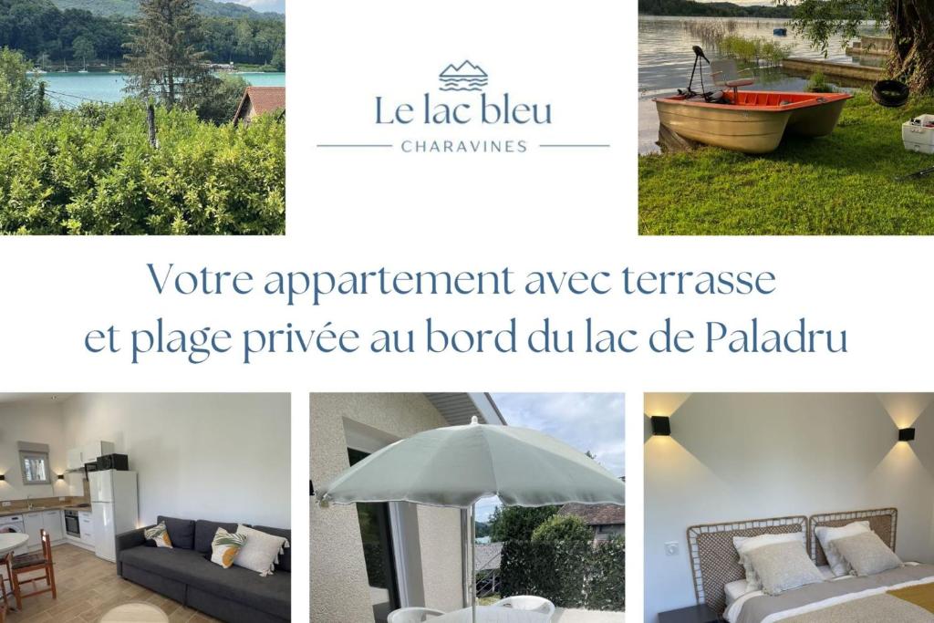 Le Lac Bleu plage privée lac de Paladru - 2