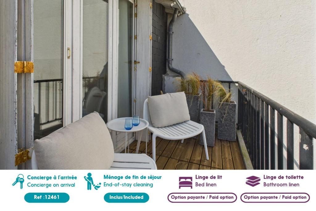 Vue mer - Appart pour 2 adultes et 1 enfant - 2