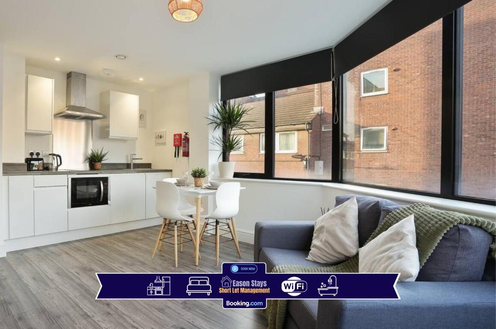 One BDR Flat By Eason Stays Short Lets & Serviced Accommodation Sheffield With Free Parking, Sheffield