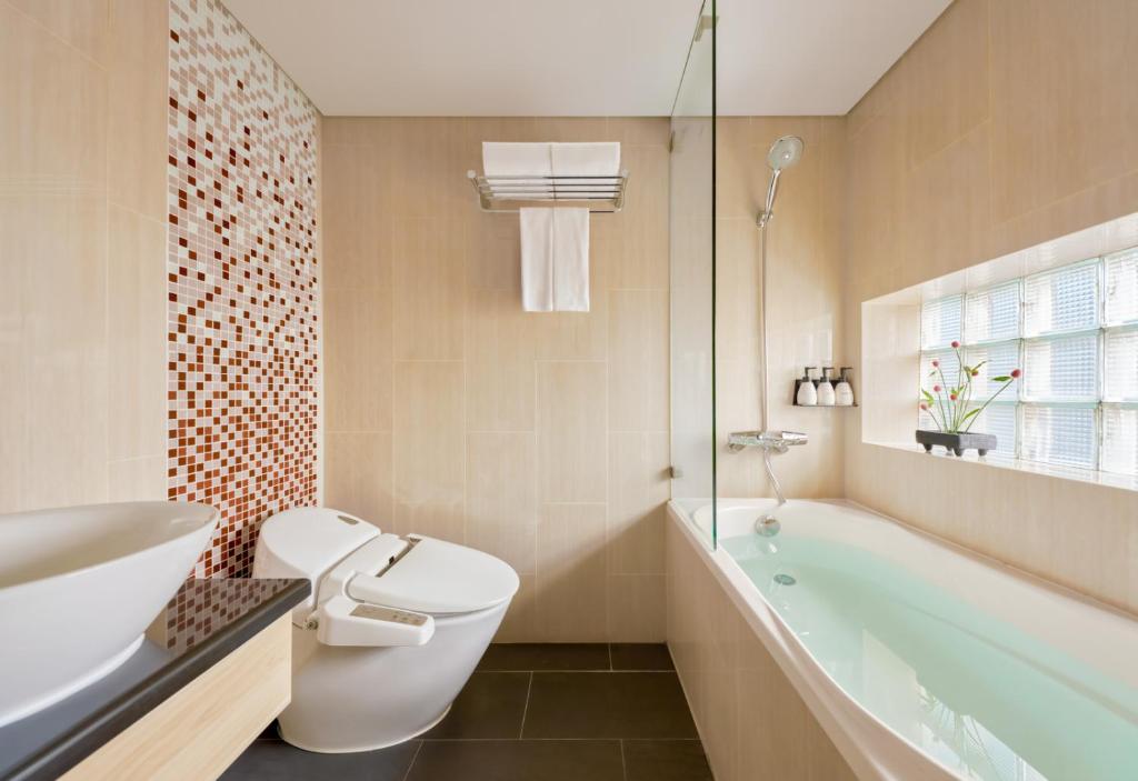 Gut gepflegte Badezimmer