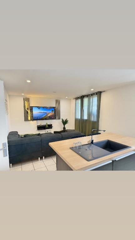 Appartement moderne calme 2 chambres WIFI fibre bein sport canal foot rmc netflix GRENOBLE - 2