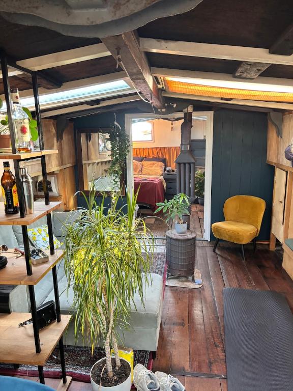 Cozy, characterful authentic houseboat, Amsterdam
