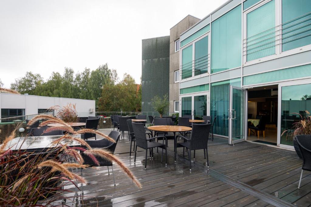 Balcony/terrace, Hotel Emmi in Parnu