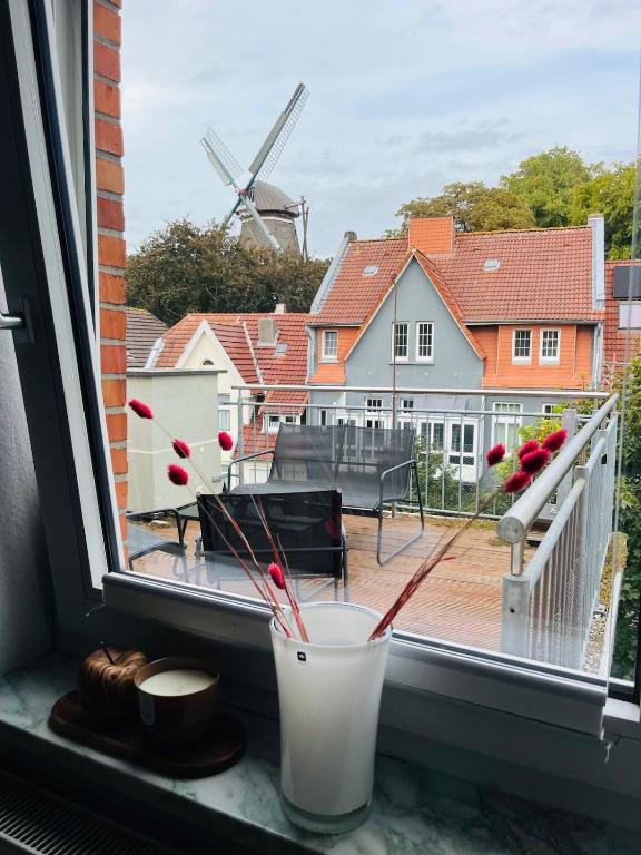Dachterrasse mit Mühlenblick 3ZKB, Emden