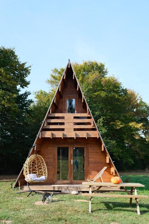 Cabane en A La Pause Sauvage Normandie, Gisay