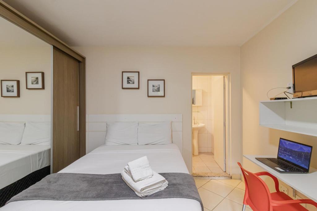 Loft com Wi-Fi e Smart TV Proximo ao Aeroporto, Сан-Паулу
