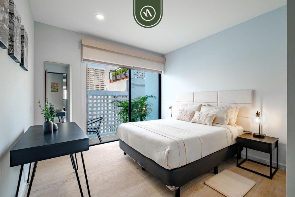 Amazing 2BR Apt in Roma Norte - Yoga Room, Città del Messico