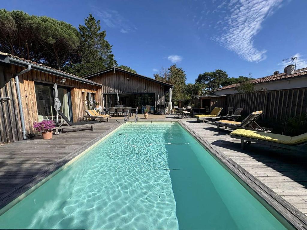Villa paisible avec piscine chauffée et climatisation à Lège-Cap-Ferret - FR-1-736-65 - 2