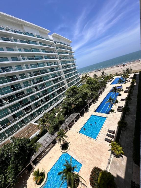 Exclusivo Apartamento con playa y piscinas Morros Cartagena - 1
