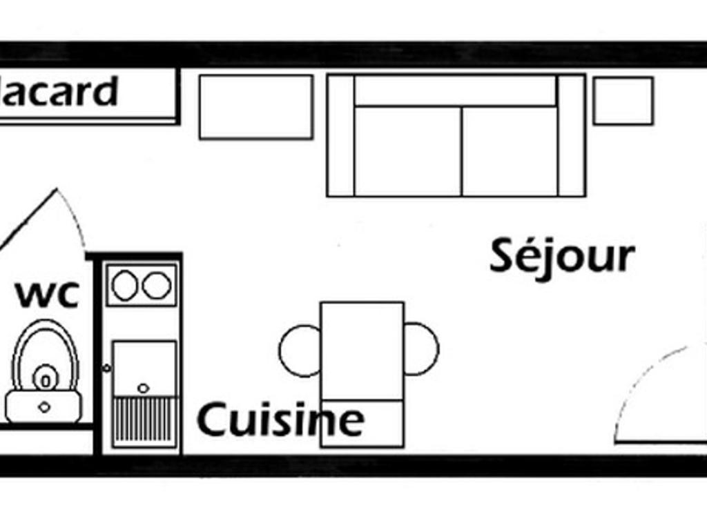Les Saisies - Charmant studio pour 3 avec balcon exposé sud - 5