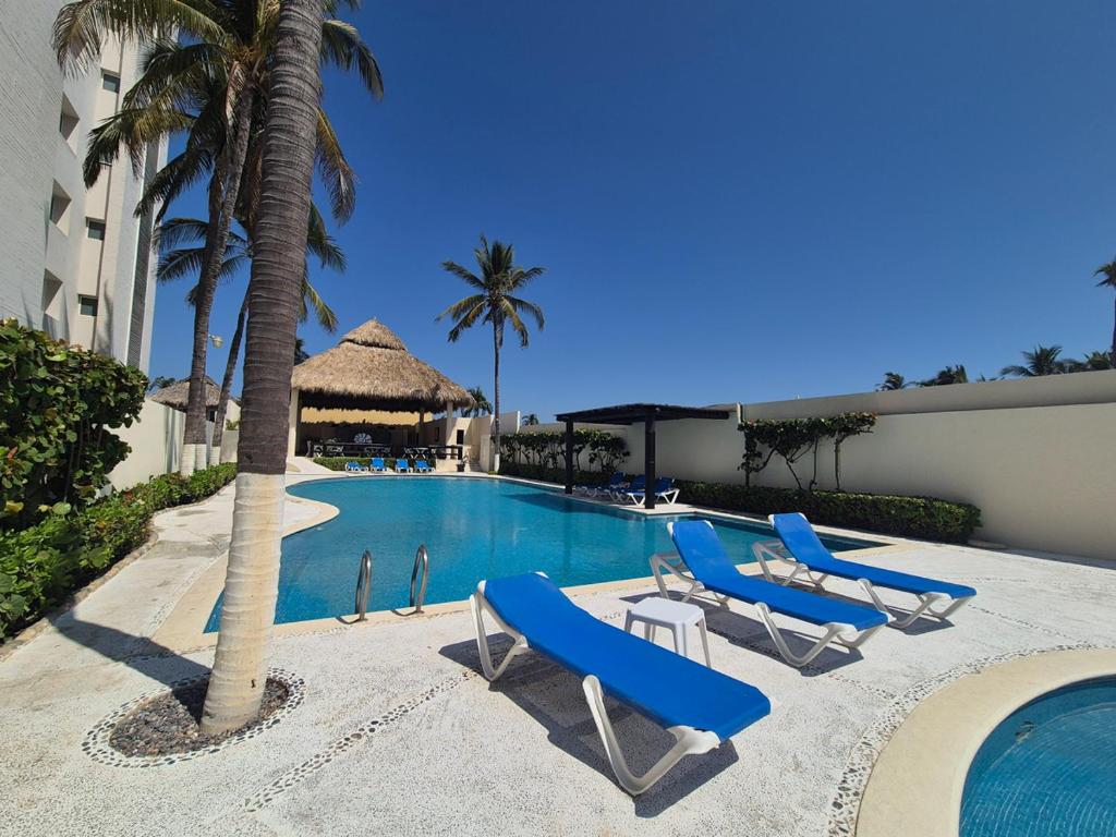 Departamento con Club Playa Acapulco Diamante 4Rec - 1
