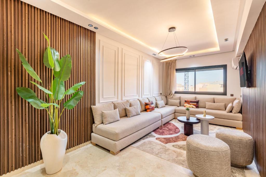 Spacieux 3 Chambres au Cœur de Marrakech, Marakéš