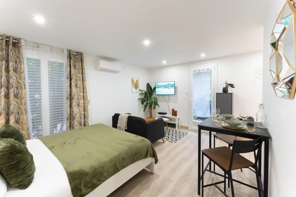 Studio 27m² sur la Côte Pavée avec parking privé, Toulouse