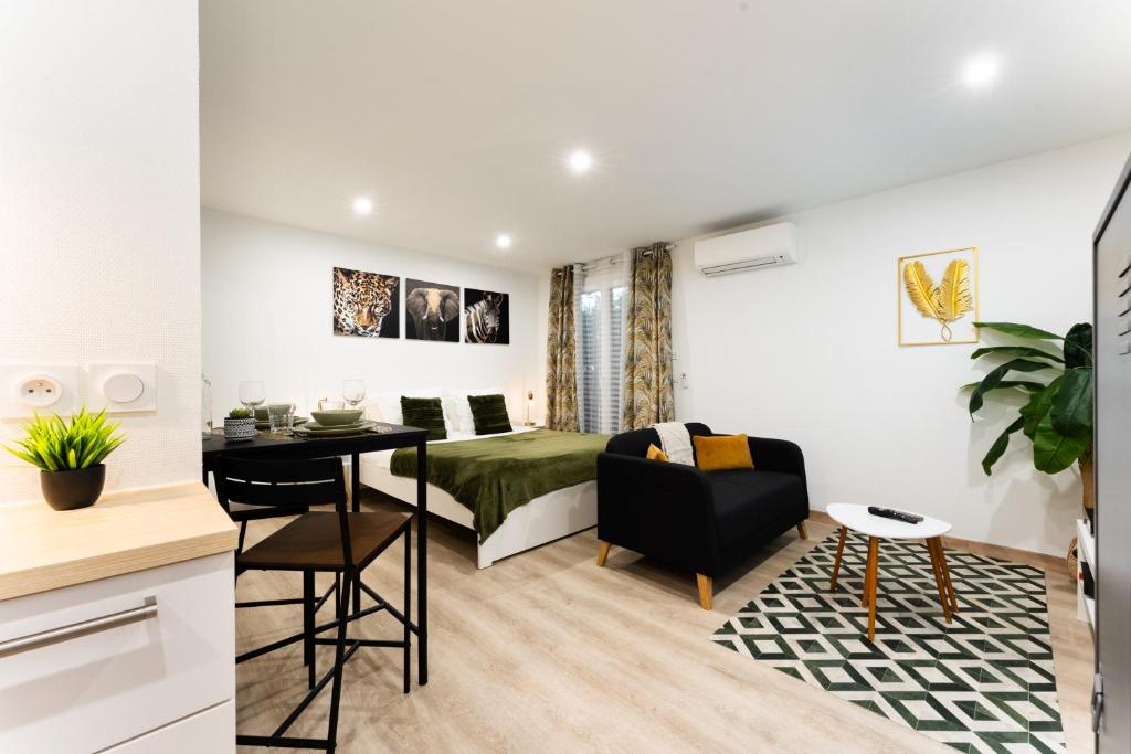 Studio 27m² sur la Côte Pavée avec parking privé - 2