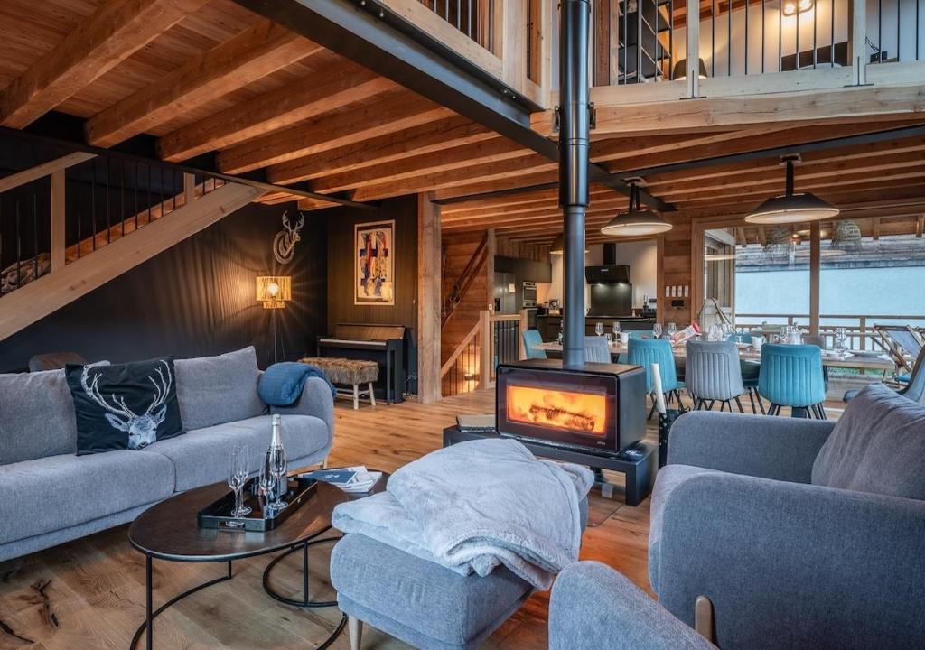 Chalet Le Refuge Luxe Authenticité à 200 m télécabine L Aravet Serre Chevalier - 1