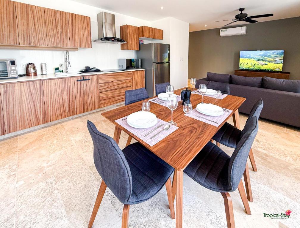 Exclusive 2 Bedroom Apartment Private Pool Fast Wifi in Aldea Zama - 1