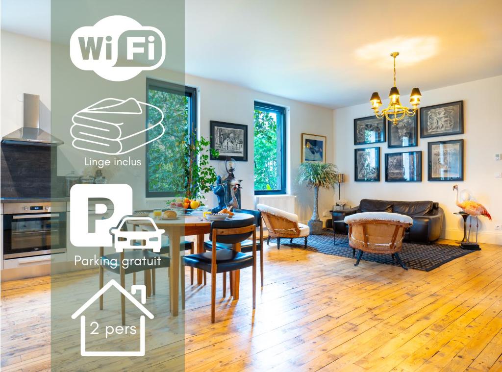 Charme & calme Cocon unique Centre à pied, Romans-sur-Isère