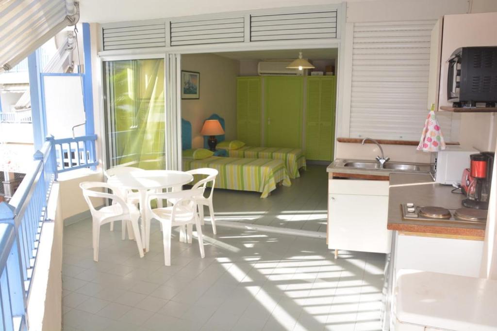 studio charmant face à la plage, Le Diamant