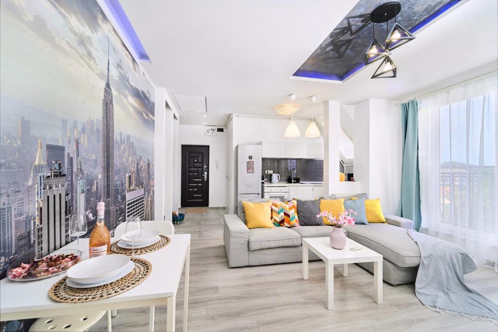 Simple and Modern, apartament with rating 10 out of 10, WiFi, parking, air conditioning, free cancelation, Temešvár