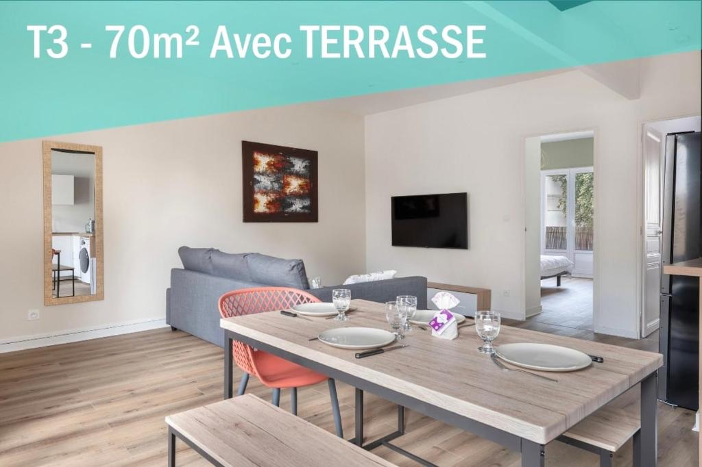 T3 centre ville 70 m2 avec terrasse - 4