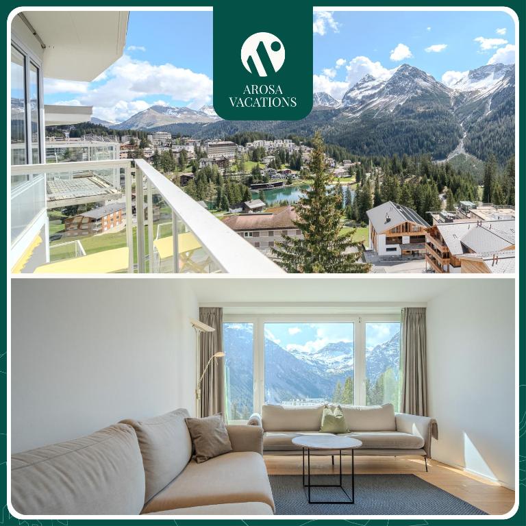 Viktoria A44 by Arosa Vacations, exklusives App im Zentrum mit privater Garage & Panoramablick, Arosa