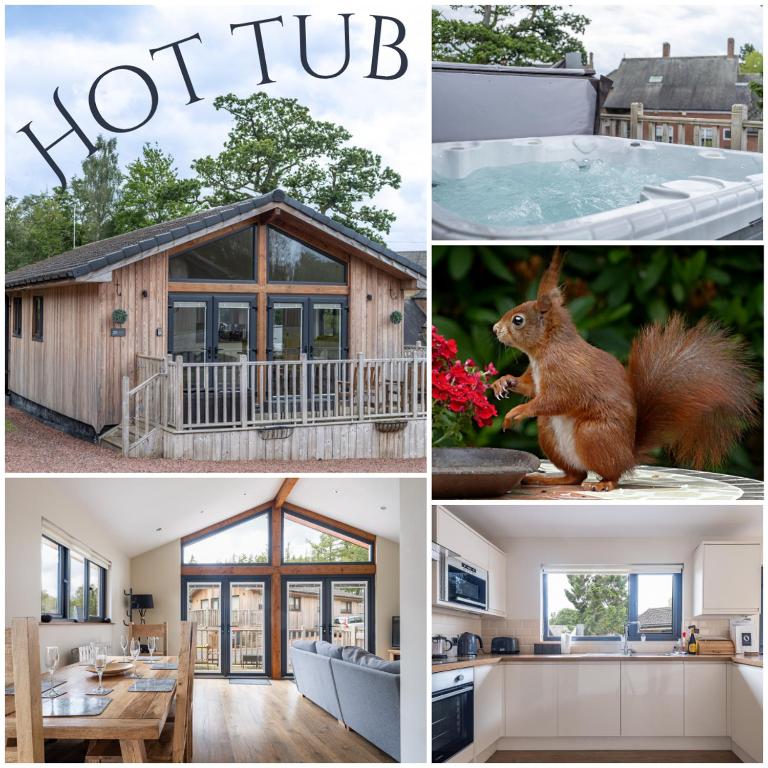 Lodge W Hot Tub, Outdoor Dining In National Park, Otterburn
