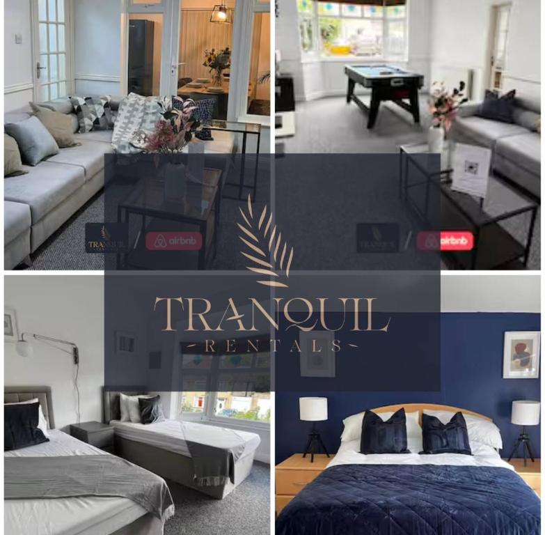 4 BDR Home By Tranquil Ventures Short Lets & Serviced Accommodation Cowley With Games Area, On-Site Parking, Central Oxford, Oxford