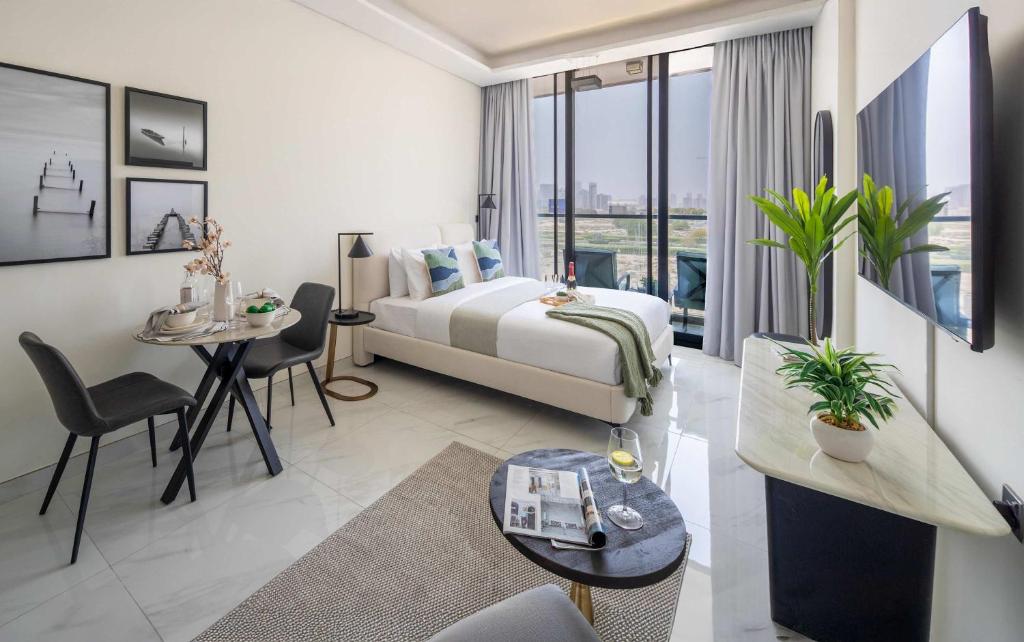 Modern Studio with Balcony in Studio City, Dubai