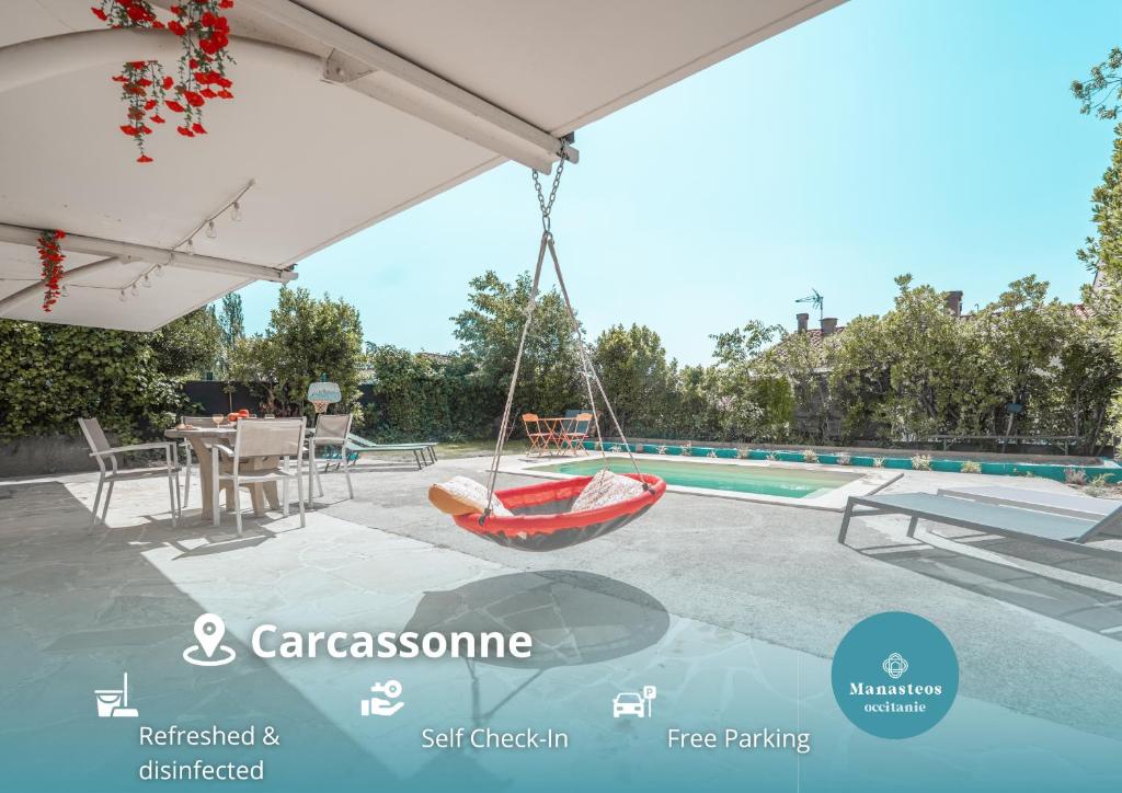 Ambiance sudiste , piscine, boule, farniente AG - 1