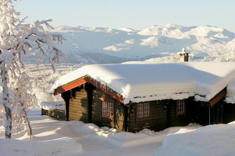 Timber Cabin With Mountain View, Beitostøl