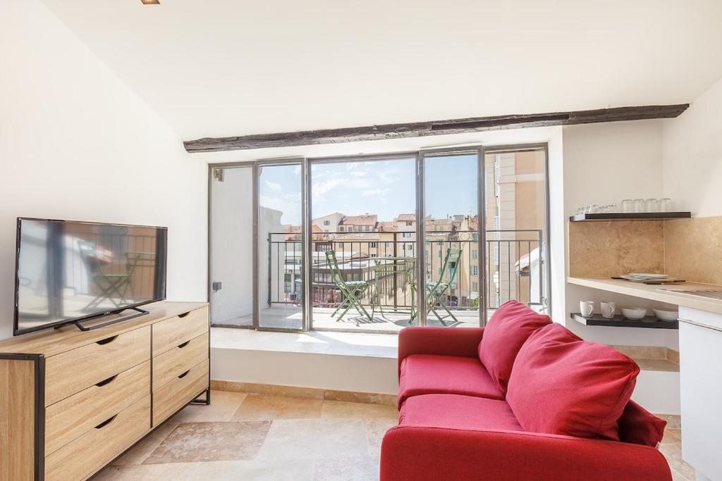 Apartment with rooftop view of Halles - 1