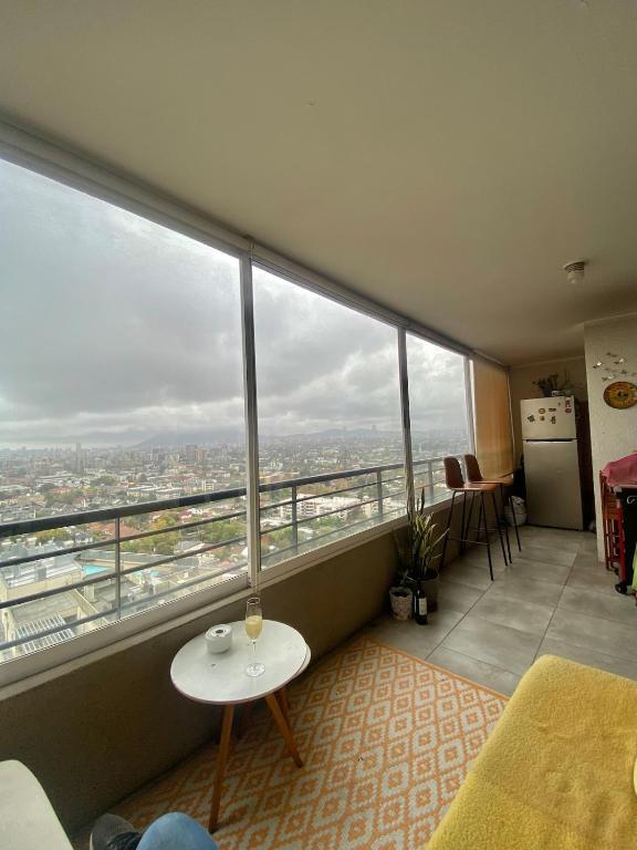 departamento en ñuñoa excelente conectividad y bella terraza - 5