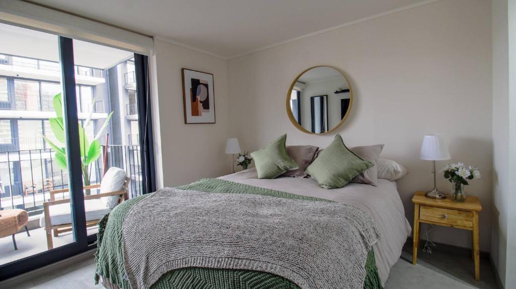 Chic Apartamento Ñuñoa, Parking y AC, hasta 4 personas - 2