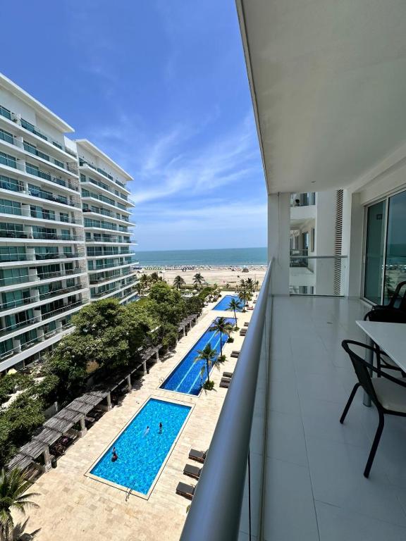 Exclusivo Apartamento con playa y piscinas Morros Cartagena - 3