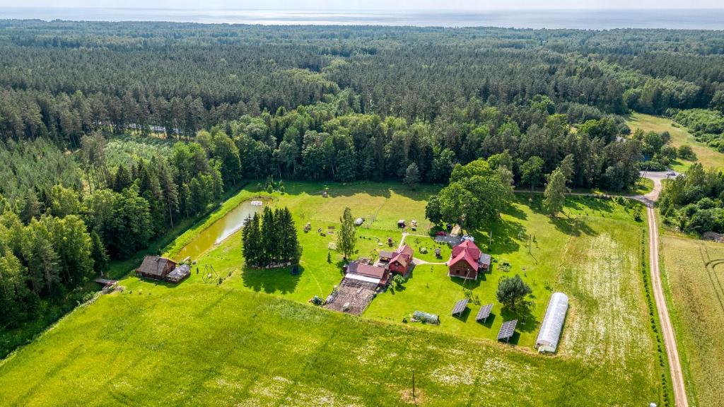 Pirts māja Ramatas, Skulte