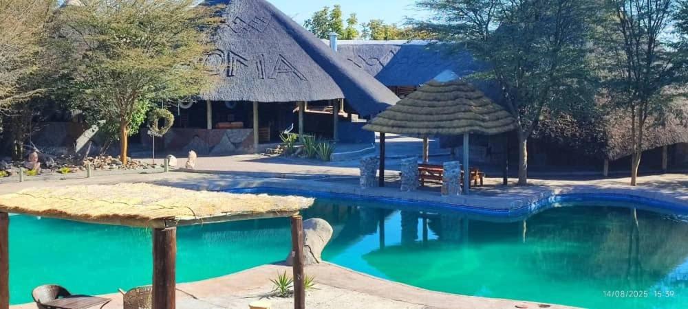 Swimming pool, Pelican Lodge & Camping in Nata