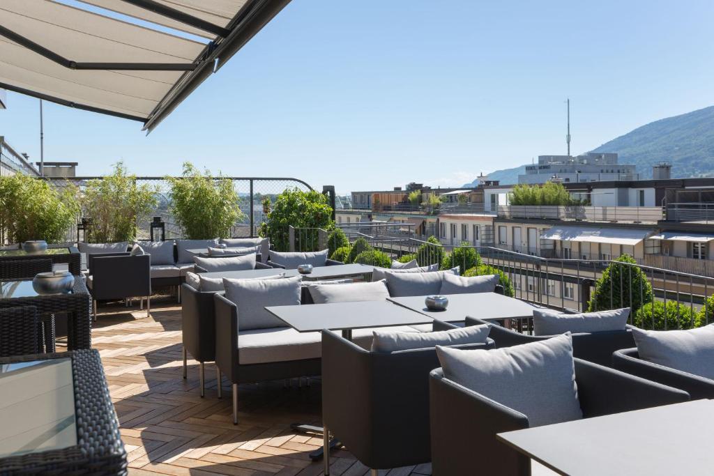Restaurant, Art Deco Hotel Elite in Biel/Bienna